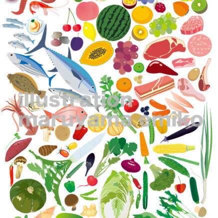 野菜集合イラスト