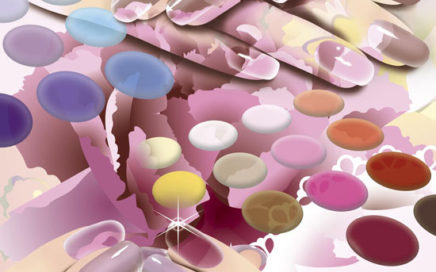 ネイルポスターイラスト