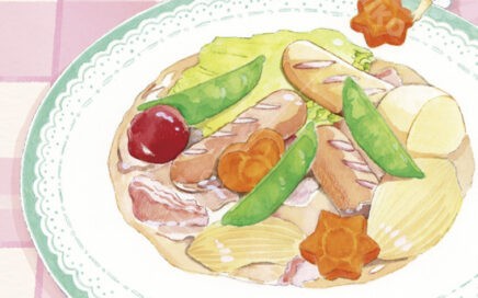 瑞々しい料理イラスト　ポトフ