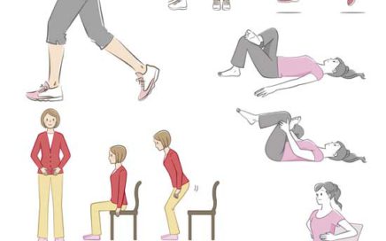 綺麗めの女性カットイラスト