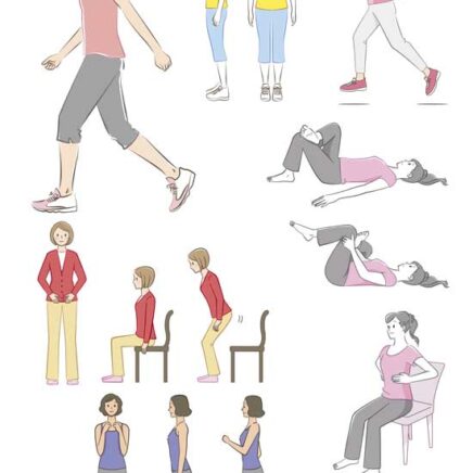 綺麗めの女性カットイラスト