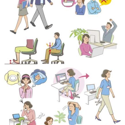 頭身があるビジネスカットイラスト