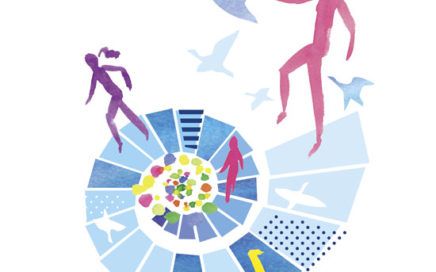 抽象イラスト　ビジネスイメージ