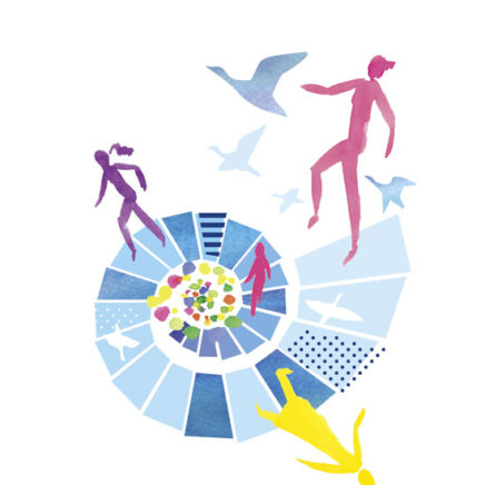 抽象イラスト　ビジネスイメージ