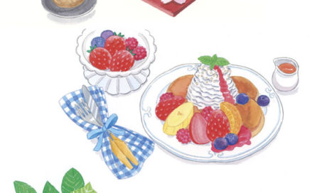 水彩　スイーツイラスト