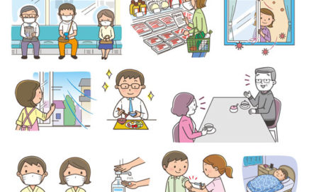 目が小さい　シンプルカットイラスト