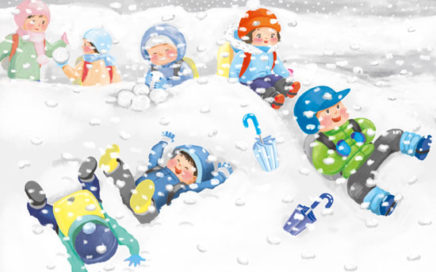 電子絵本　おかあさんのゆきみち