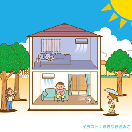 熱中症予防のポスターイラスト