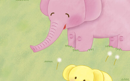 月刊絵本　ゾウさんとあそぶ妖精の子ども