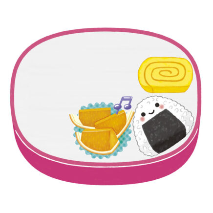 キンダーブック２_3月号_お弁当のイラスト